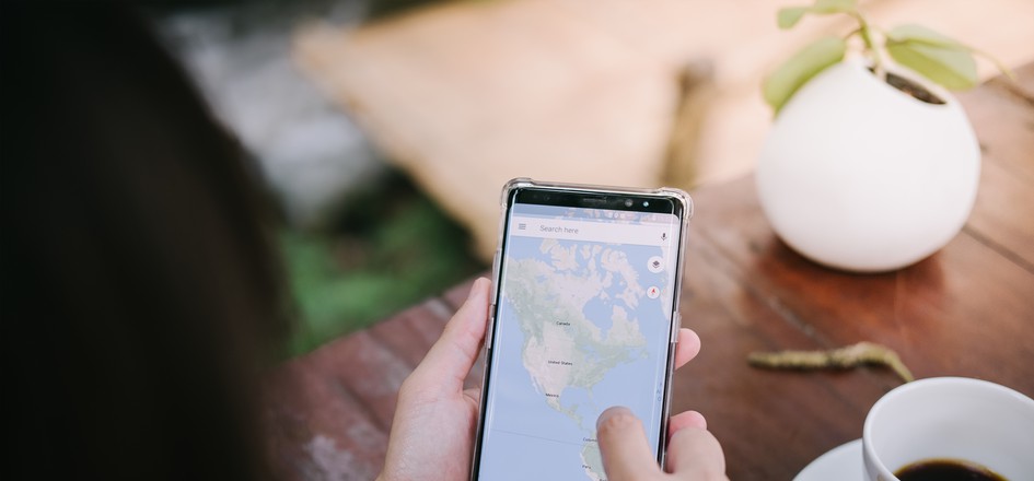 article Google maps as background for SVG map image