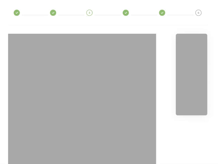 stepper animation behind the sidebar stepper animation behind the sidebar
